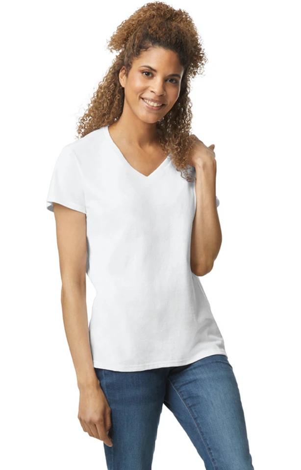 WOMENS - FITTED V-NECK